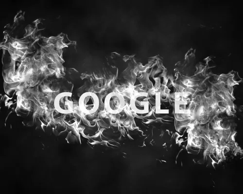 Google tekst u dimu atonsh oglašavanje